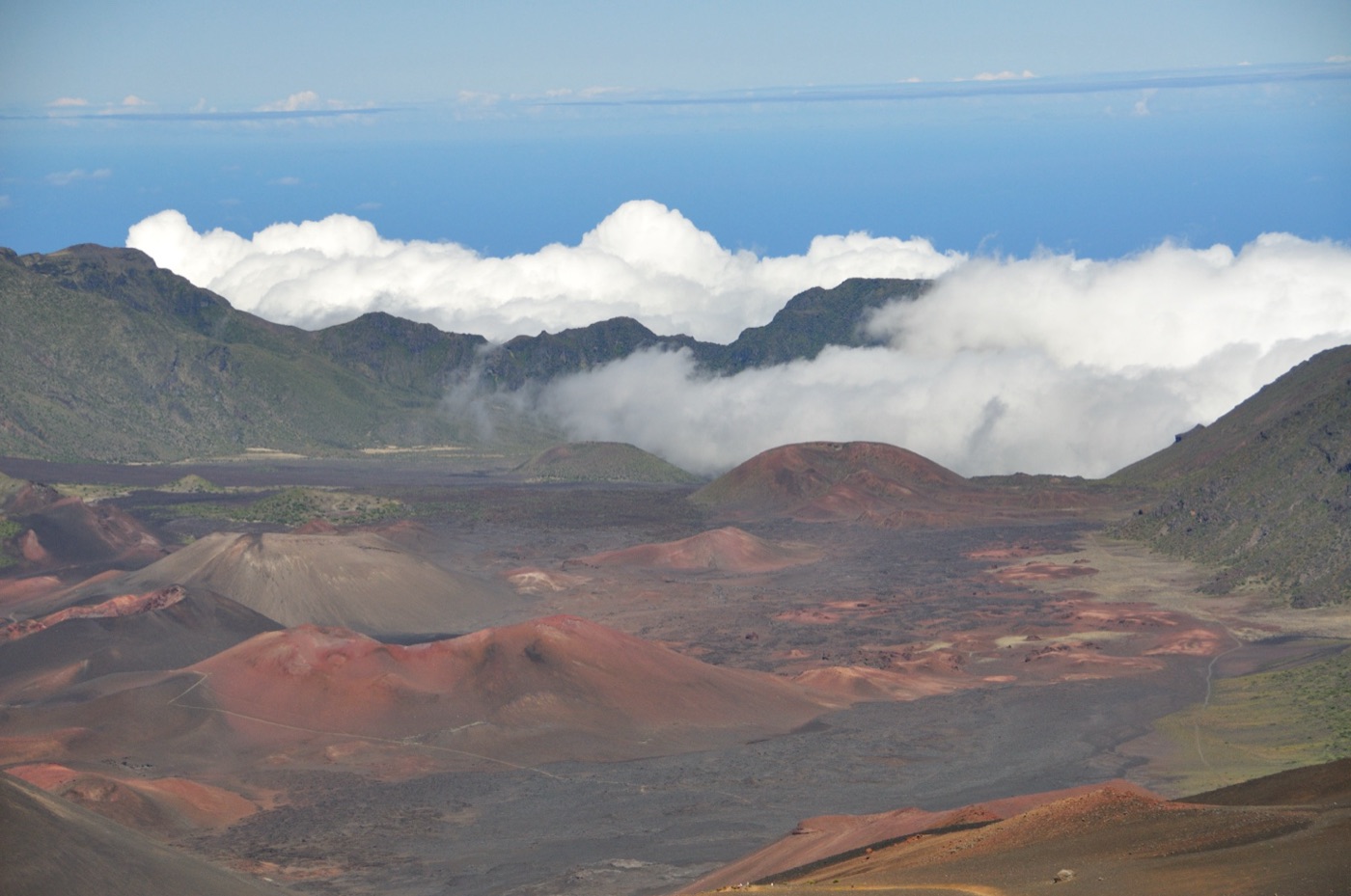 Nel cratere del Vulcano Haleakala