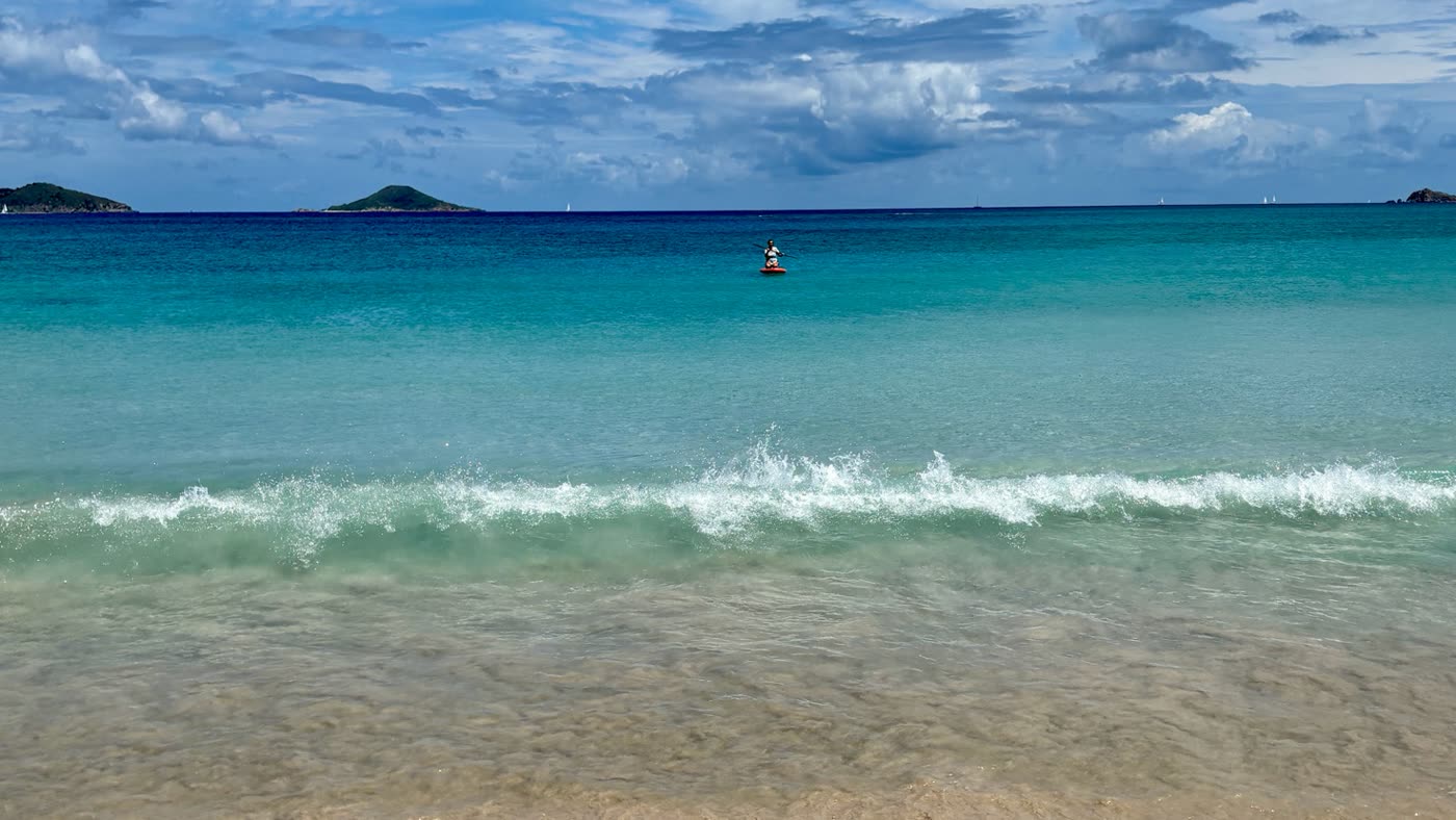 Virgin Gorda: Spiaggia Pond Bay
